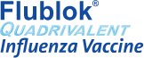 Flublok quadrivalent influenza vaccine logo