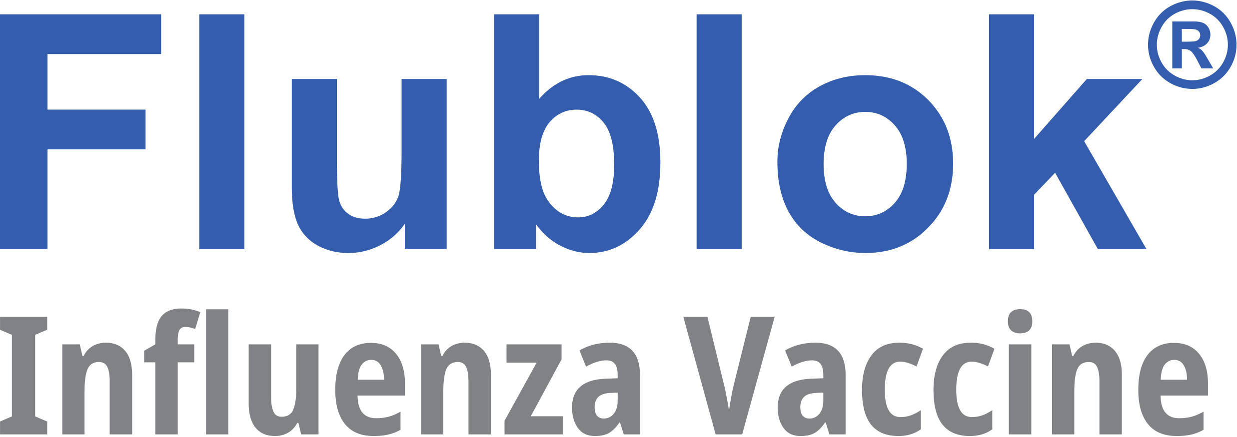 Flublok quadrivalent influenza vaccine logo