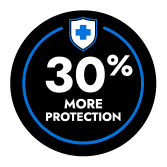 icon - 30 percent more protection